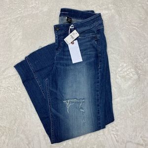*NWT* size 14 lane bryant straight leg distressed jeans